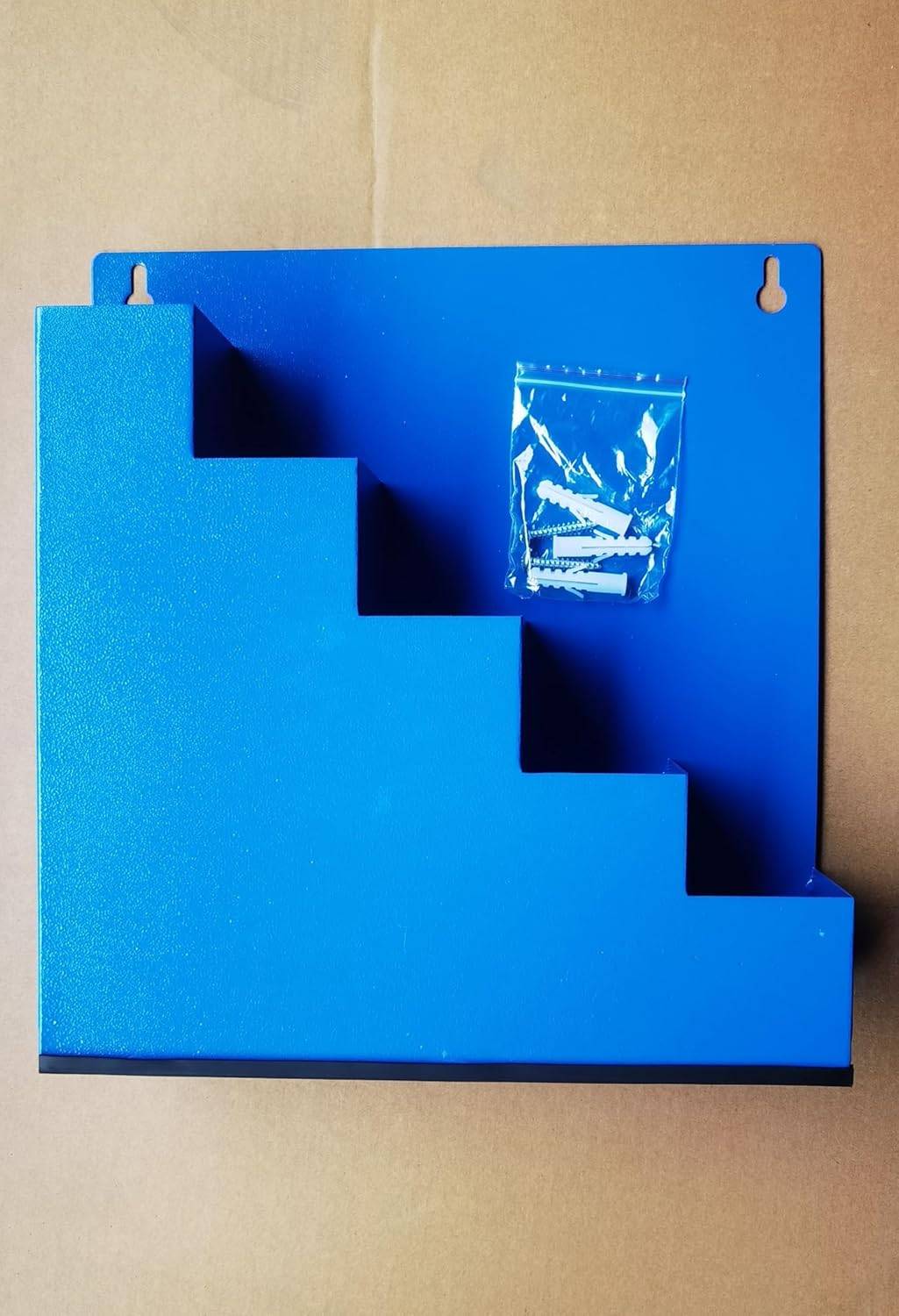 HorzeFix Wandhalter Blau Ordnungsbox für Kabelbinder