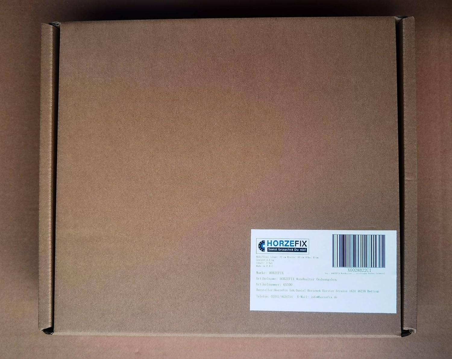 HorzeFix Wandhalter Blau Ordnungsbox für Kabelbinder