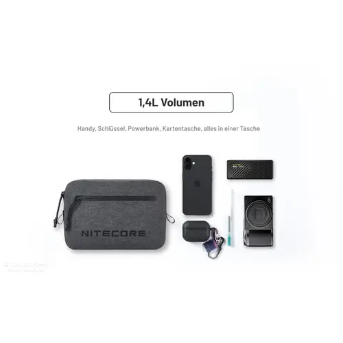 Nitecore NPP02 - Wasserdichte Crossbody Bag Nitecore NPP02 - Wasserdichte Crossbody Bag