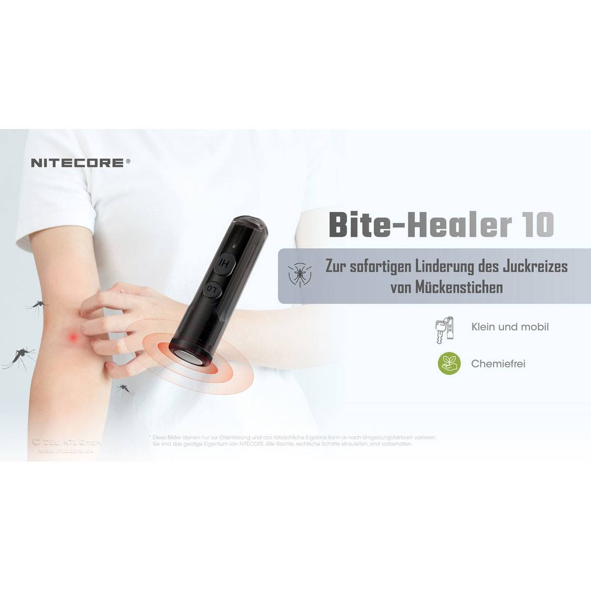 Nitecore Bite Healer 10 Mückenstift - Schwarz