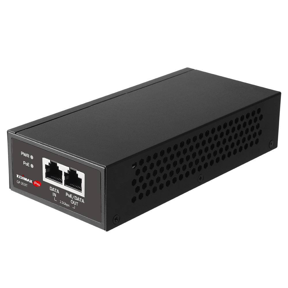 EDIMAX Injektor PRO PoE++ 2.5 Gigabit GP-203IT 90Watt Ausg. Multimedia-Technik POE Jnjektor