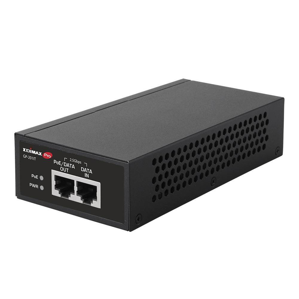 EDIMAX Injektor PRO PoE+ 2.5 Gigabit GP-201IT 30Watt Ausg. Multimedia-Technik POE Jnjektor