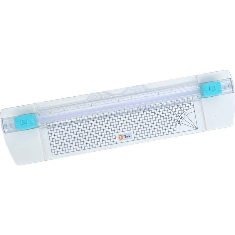 TWEN Rollen-Schneidemaschine RS 4525, DIN A4, weiß / türkis