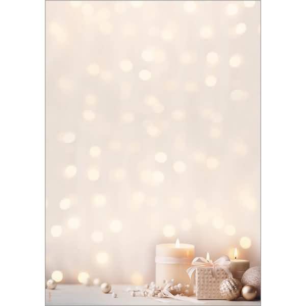 Weihnachtspapier A4 90g 100 Blatt Golden Glow