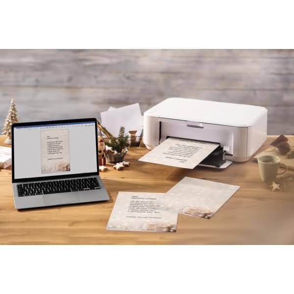 Weihnachtspapier A4 90g 100 Blatt Golden Glow