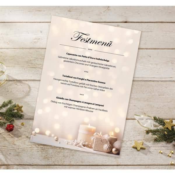 Weihnachtspapier A4 90g 100 Blatt Golden Glow