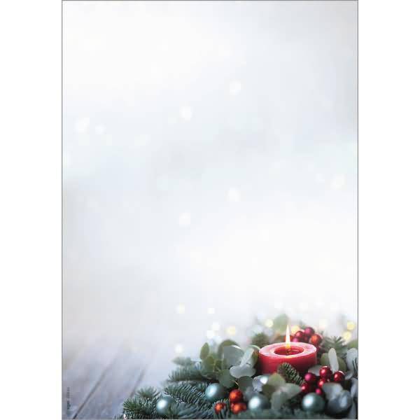 Weihnachtspapier A4 90g 100 Blatt Candlelight Cheer