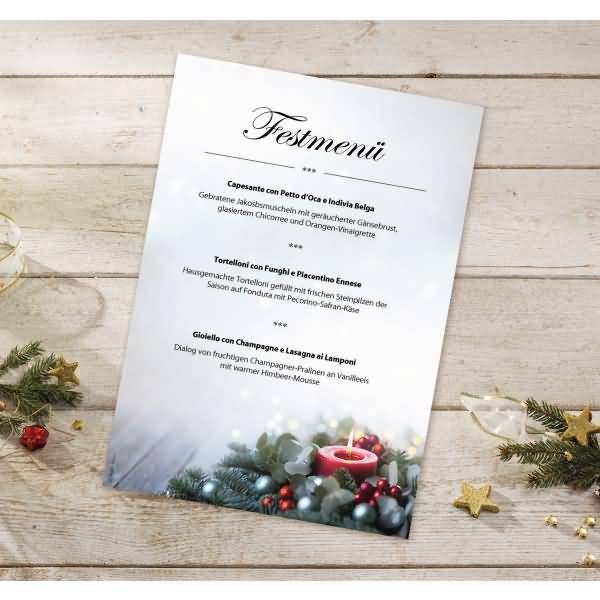 Weihnachtspapier A4 90g 100 Blatt Candlelight Cheer