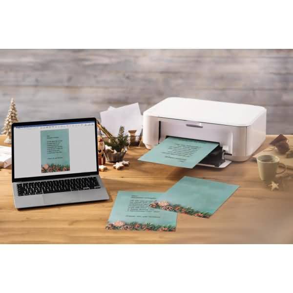 Weihnachtspapier A4 90g 100 Blatt Green Christmas