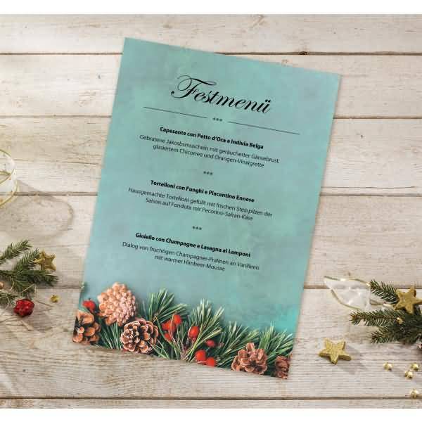 Weihnachtspapier A4 90g 100 Blatt Green Christmas