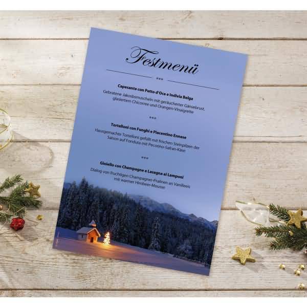 Weihnachtspapier A4 90g 100 Blatt Christmas Chapel