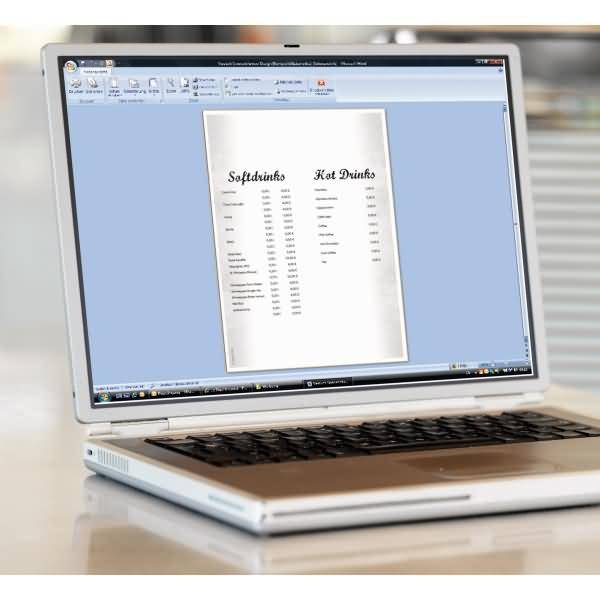 Motiv-Papier A4 90g Industrial Gettränkekarte 100 Blatt