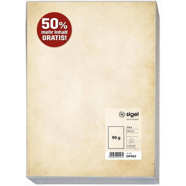 Motiv-Papier A4 90g Vintage 50+25 Blatt gratis