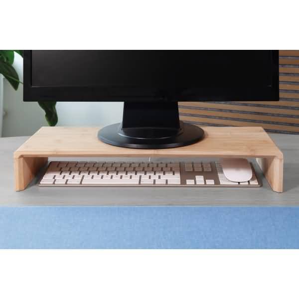 Monitorständer Eyestyle Bambus 500x80x195mm