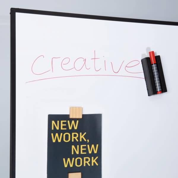 Set: Board-Eraser + 4 Board-Marker schwarz, rot, grün, blau