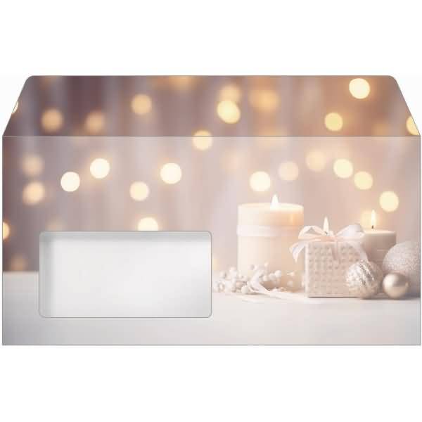 Weihnachtsumschlag DIN lang 90g 50 Stück Golden Glow