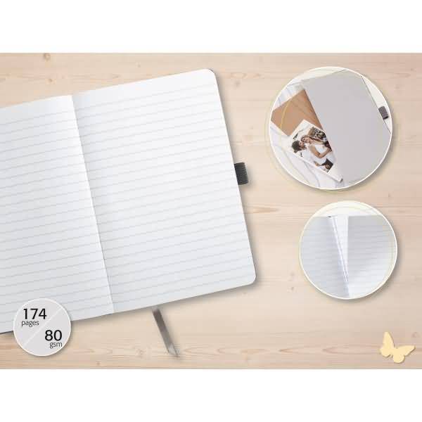 SIGEL Notizbuch Jolie JN359 A5 liniert Summer Linear Leaves