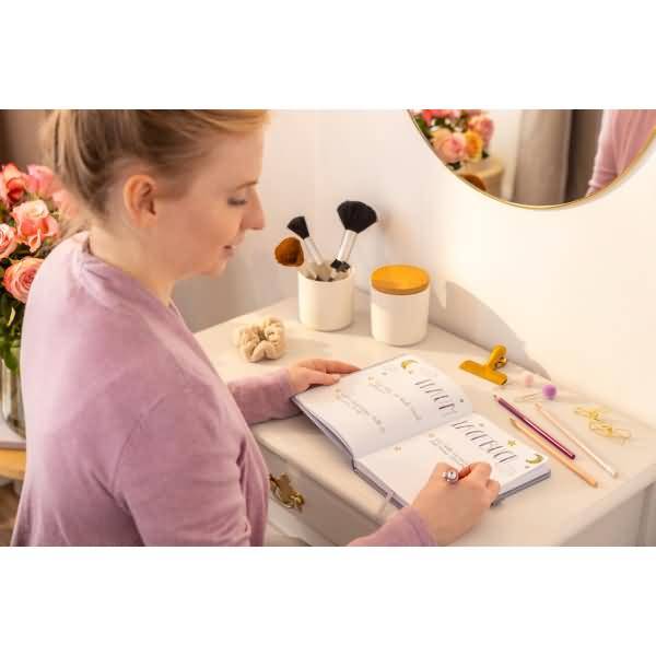 Notizbuch Jolie ca. A5 192 Seiten Hardcover liniert 100g soft pink