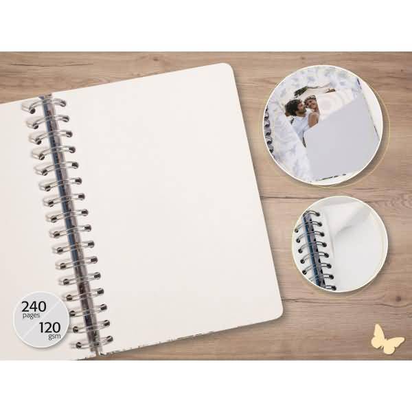 Spiral-Notizbuch Jolie Dot-Lineatur ca. A5 Eucalyptus Night 240 Seiten 120g