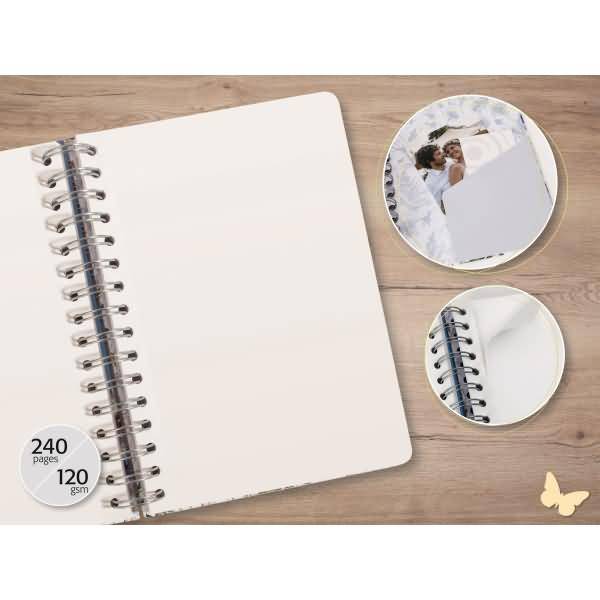 Spiral-Notizbuch Jolie blanko ca. A5 Garden Love 240 Seiten 120g