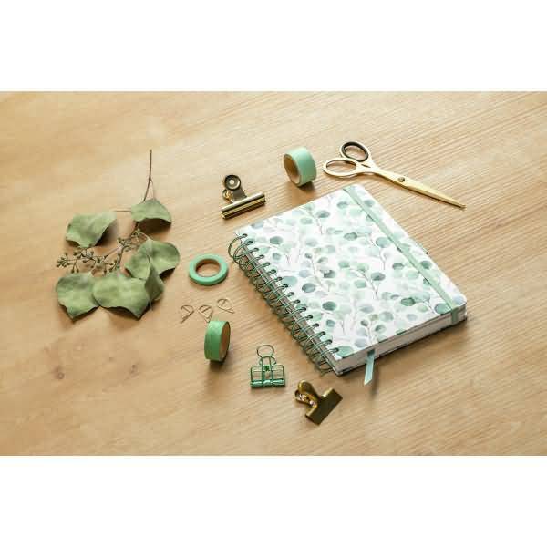 Spiral-Notizbuch Jolie blanko ca. A5 Eucalyptus Day 240 Seiten 120g