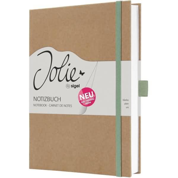 Notizbuch Jolie Hardcover ca. A5 Pure Mint 192 Seiten blanko 100g