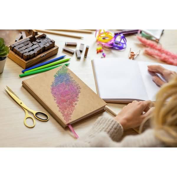 Notizbuch Jolie Hardcover ca. A5 Pure Mint 192 Seiten blanko 100g