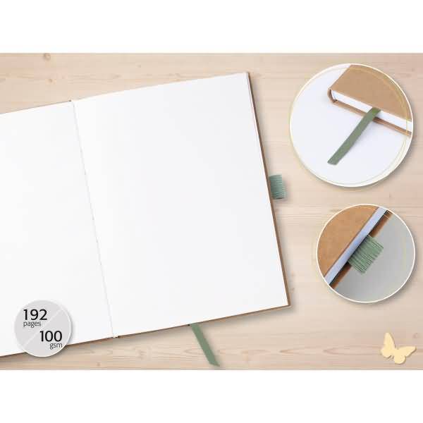 Notizbuch Jolie Hardcover ca. A5 Pure Mint 192 Seiten blanko 100g