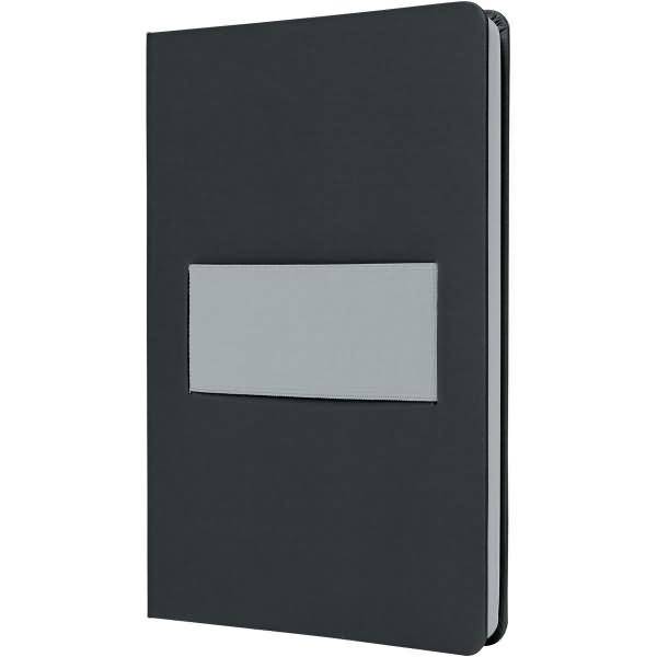 Notizbuch Linescape ca. A5 176 Seiten Hardcover liniert 80g dunkel-/hellgrau