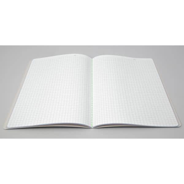 Notizheft Linescape ca. A5 68 Seiten 80g Softcover kariert blau/kiwi 2 Stück