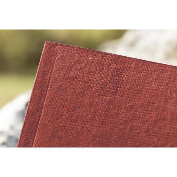 Notizbuch Re-Up Tea ca. A5 100 Seiten Softcover kariert 100g rot vegan