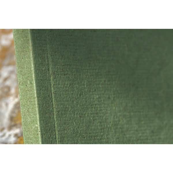 Notizbuch Re-Up Tea ca. A5 100 Seiten Softcover kariert 100g moosgrün vegan