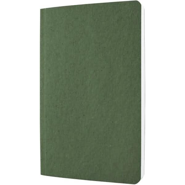 Notizbuch Re-Up Tea ca. A5 100 Seiten Softcover kariert 100g moosgrün vegan