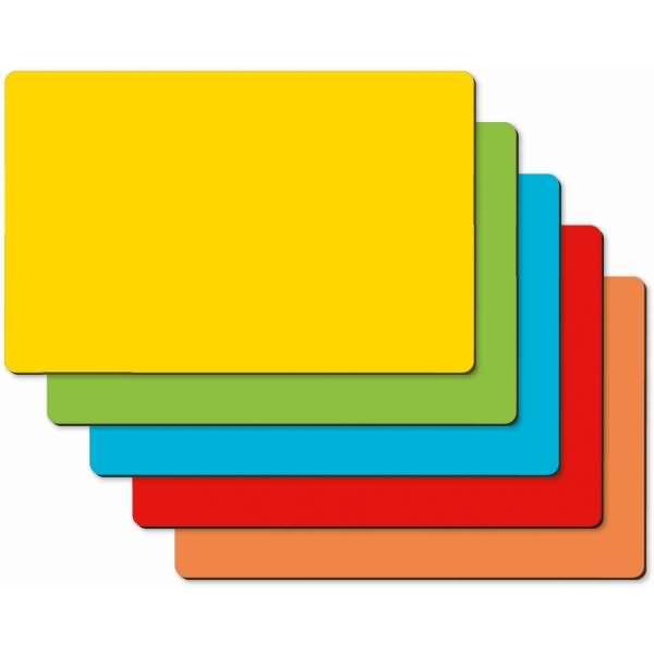 Magnetic Notes 150x100mm Magnetpap. Kunststoff 5 Farben 25 Stück