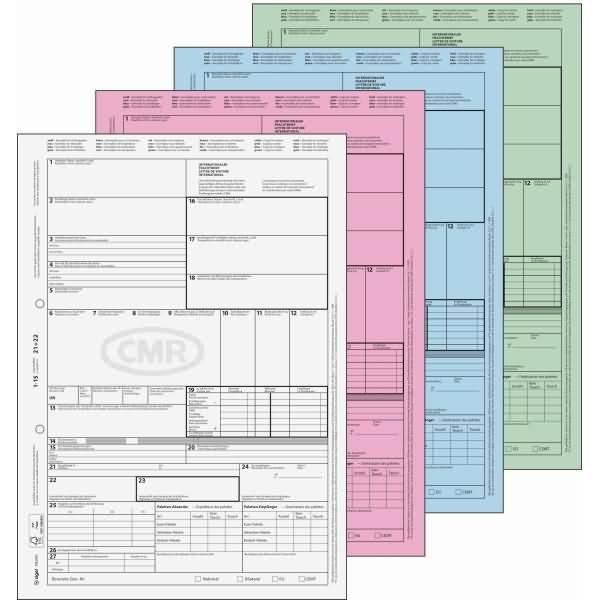 Internationaler Frachtbrief SD A4 4 Blatt VE=50 Stück