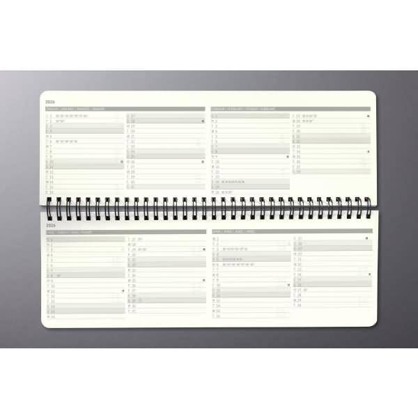 Tischkalender Conceptum 300x143x18mm HC midnight blue 2026