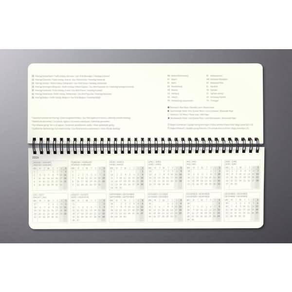 Tischkalender Conceptum 300x143x18mm HC midnight blue 2026