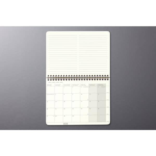 Tischkalender Conceptum ca. A5quer Hardcover schwarz 2026