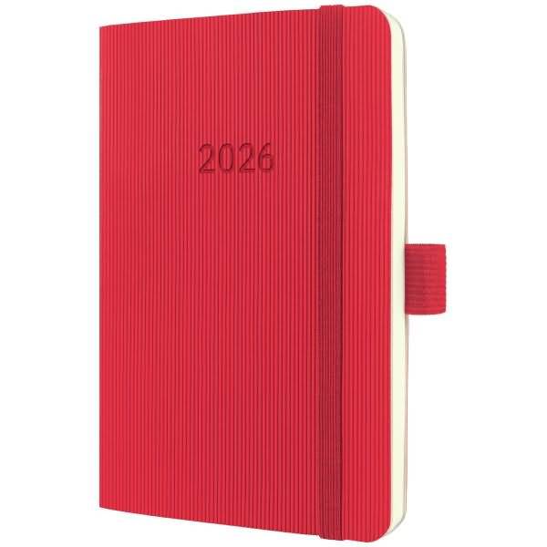 Wochenkalender Conceptum ca. A6 Softcover rot 2026