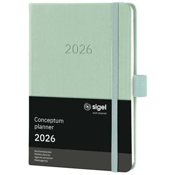 Wochenkalender Conceptum ca. A6 Hardcover mint green 2026