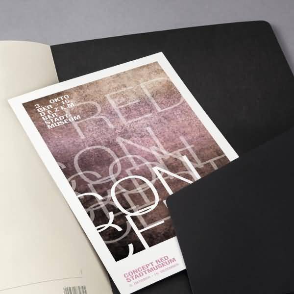 Monats-Kalenderheft Conceptum ca. A6 Softcover midnight blue 2026