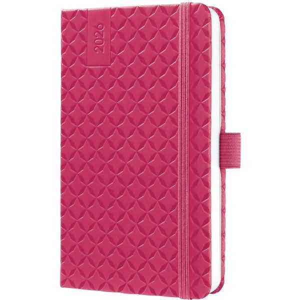 Wochenkalender Jolie ca. A6 Hardcover fuchsia pink 2026
