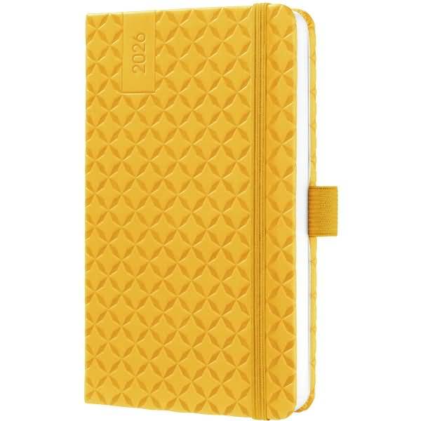 Wochenkalender Jolie ca. A6 Hardcover mango yellow 2026