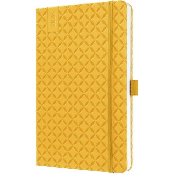 Wochenkalender Jolie ca. A5 Hardcover mango yellow 2026