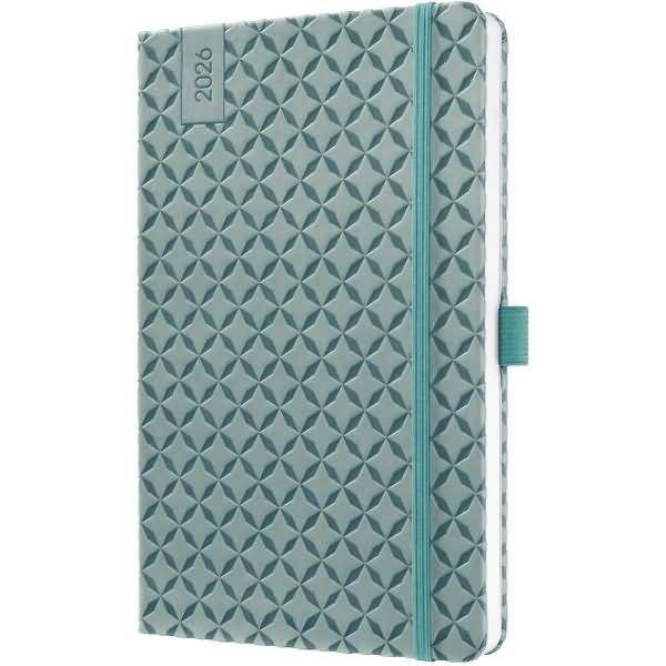 Wochenkalender Jolie ca. A5 Hardcover ocean blue 2026