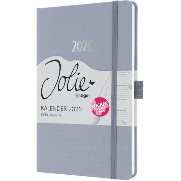 Wochenkalender Jolie ca. A5 Hardcover light lilac 2026