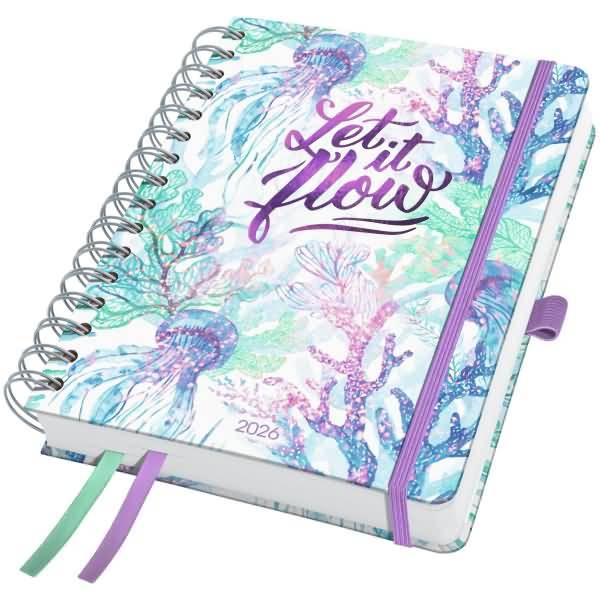 Spiral-Kalender Jolie ca. A5 Underwater Miracles 2026