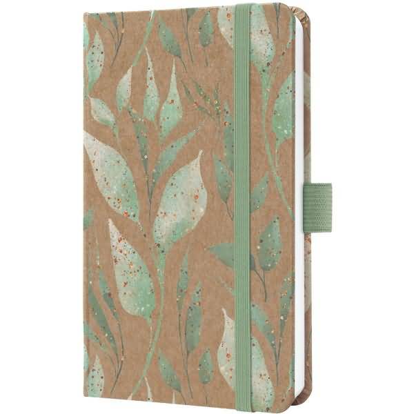 Wochenkalender Jolie ca. A6 Hardcover Sparkle Leaves 2026