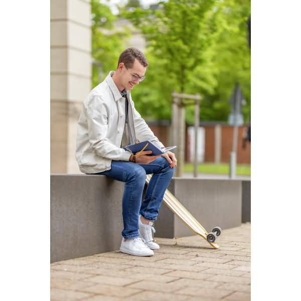 Wochenkalender Linescape ca. A5 DE Hardcover dunkelgrau 2026