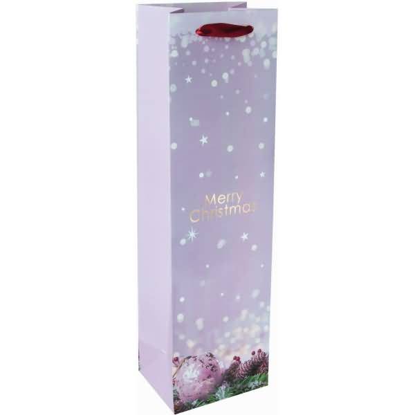 Geschenktasche Bottle 100x350x80mm Charmful Christmas